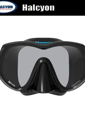 Halcyon H-View 低容积单视窗面镜 技潜潜水面镜2019黑色白色新货