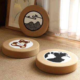 蒲团坐垫榻榻米加厚打坐禅修垫冥想跪拜垫盘腿瑜珈垫坐墩圆形家用