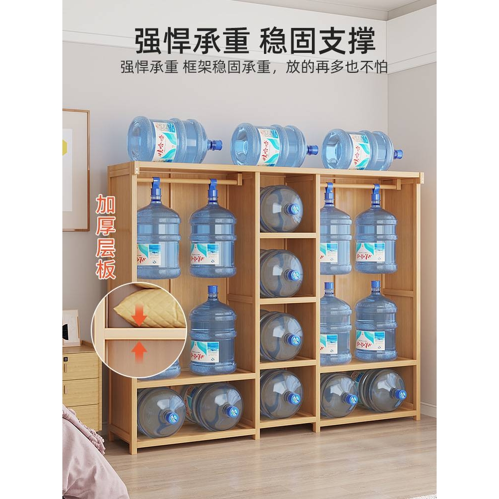衣柜卧室家用实木防尘布帘儿童简易小户型出租屋用结实耐用收新品