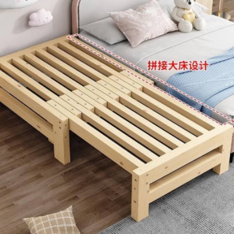 实木简约沙发床榻榻米抽拉多功能两用伸缩床午休推拉床小