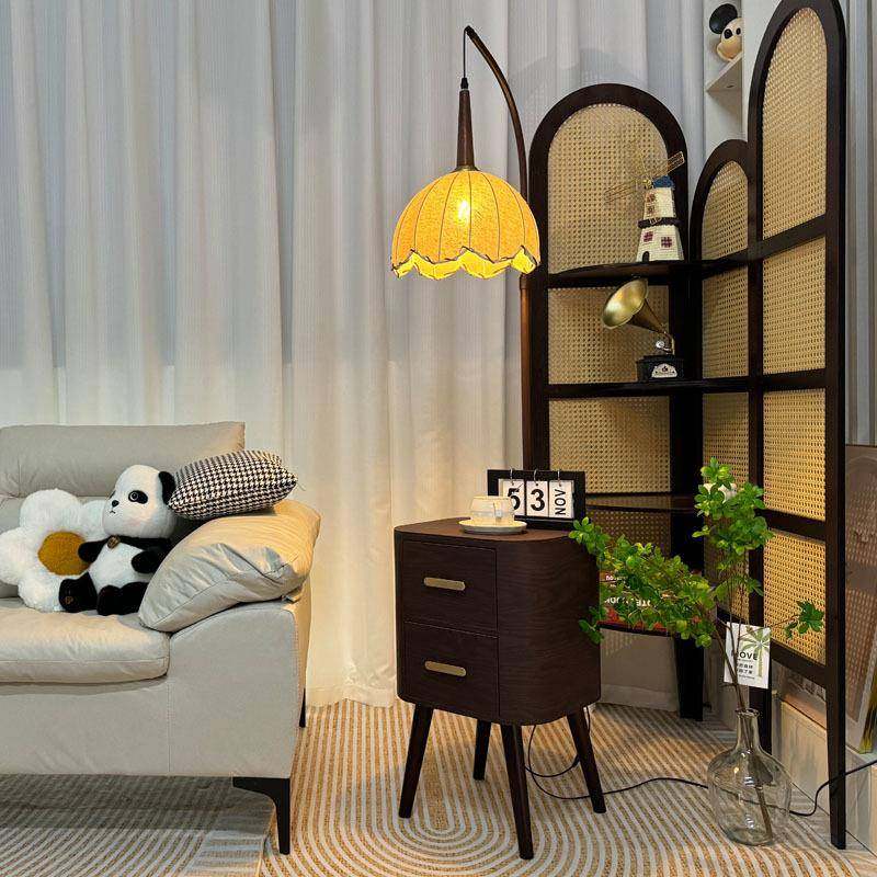 中古落地灯卧室床头柜一体台灯实木置物茶几装饰客厅沙发旁氛围灯,标准件/零部件/工业耗材,车间地垫,淘宝优惠券,粉丝福利购,淘宝优惠卷