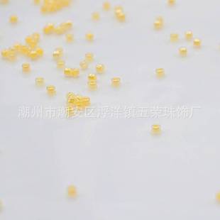 WRZXW-19五荣电脑机绣珠盘珠饰品辅料连线珠玻璃米珠机绣玻璃散珠