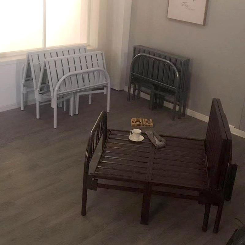 单人折叠床四折简午易床家用公室办休床SM-401免安装稳固便携式折