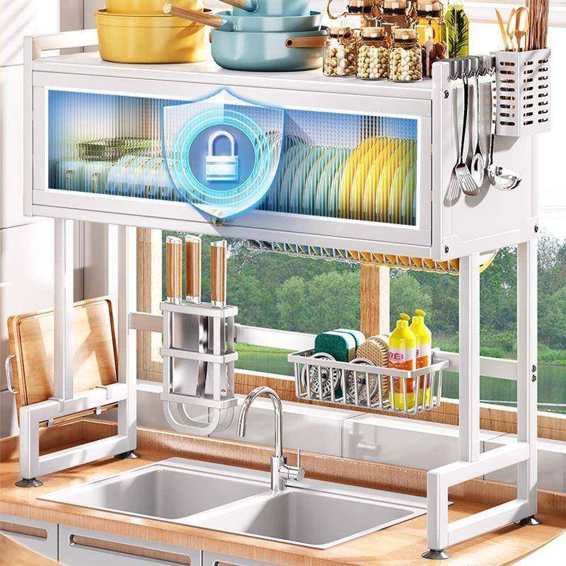 厨房水槽置物架洗碗槽防尘碗柜水池碗碟收纳台面多功能沥水置物架,厨房/烹饪用具,抹布架/厨房清洁收纳架,淘宝优惠券,粉丝福利购,淘宝优惠卷