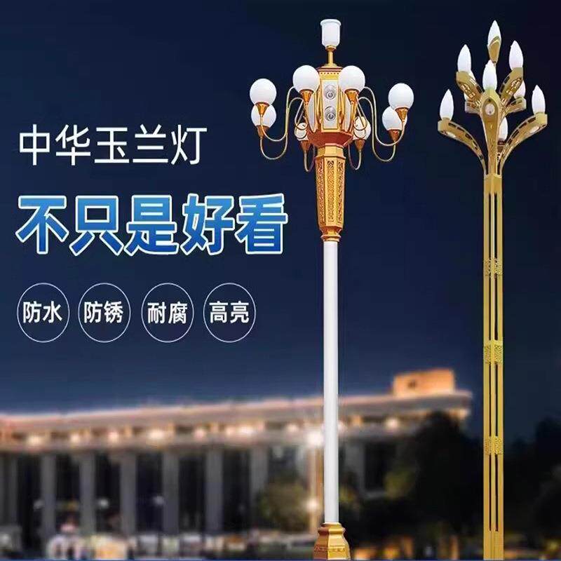 玉兰灯厂家户外景观照明市政道路亮化中华灯广场公园小区高杆灯