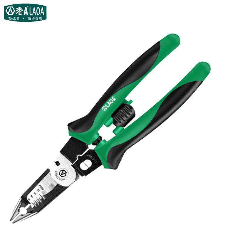 LAOA多功能压接尖口钳6合1电工尖嘴钳剥线钳9英寸LA320909普通,饰品/流行首饰/时尚饰品新,其他DIY饰品配件,淘宝优惠券,粉丝福利购,淘宝优惠卷