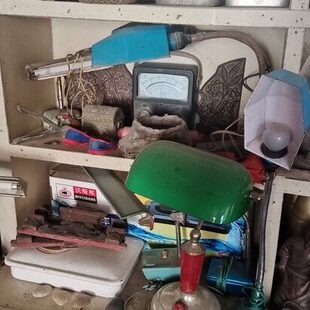 怀旧老物件旧台灯老式台灯6070年代知青下乡怀旧装饰摆件