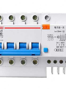 小型DZ47LE-63 4P漏电断路器 短路跳闸保护开关20A 32A 63A
