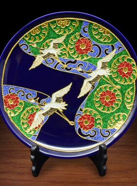 翔鹭兰盘漆线雕工艺品厦门特产伴手礼送朋友纪念品特色礼品送老外