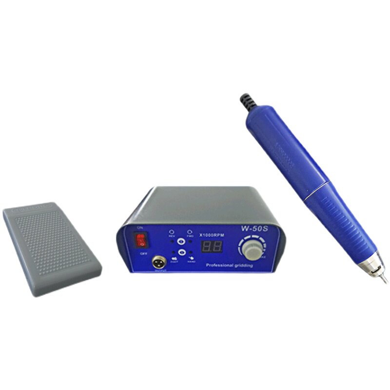 无刷牙机雕刻机小型玉石翡翠打磨机木雕核雕玉雕刻工具电磨手柄