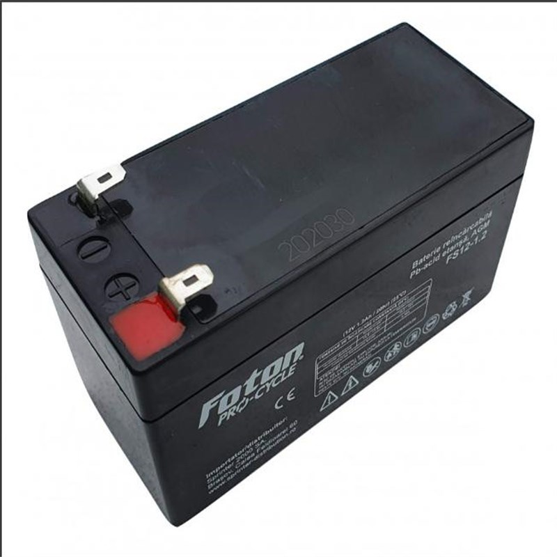 FOTON蓄电池 FS12-1.2 12V1.2AH/20HR 免维护可充电铅酸电池