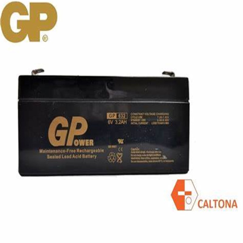 GPOWER蓄电池GP632 6V3.2AH免维护可充电铅酸电池
