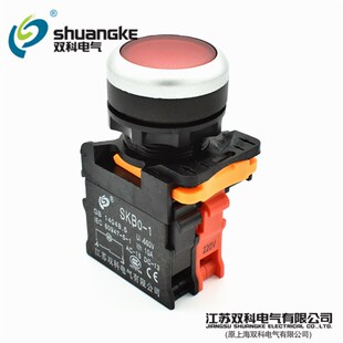 PA01TD SKB0 含增票 PA42TD带灯自锁按钮开关 江苏双科电气SKB0