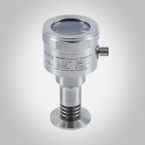 卫生型压力变送器传感器全不锈钢食品级耐高温平膜型RS485 4~20mA