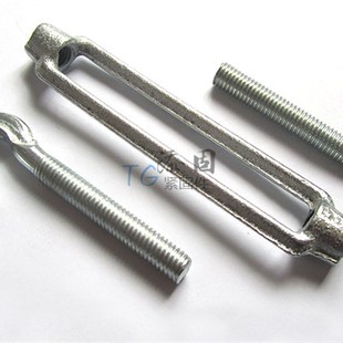 花兰螺丝竖线器花篮螺丝绳钢丝镀锌拉紧器M6开体花篮m8m10m12m14