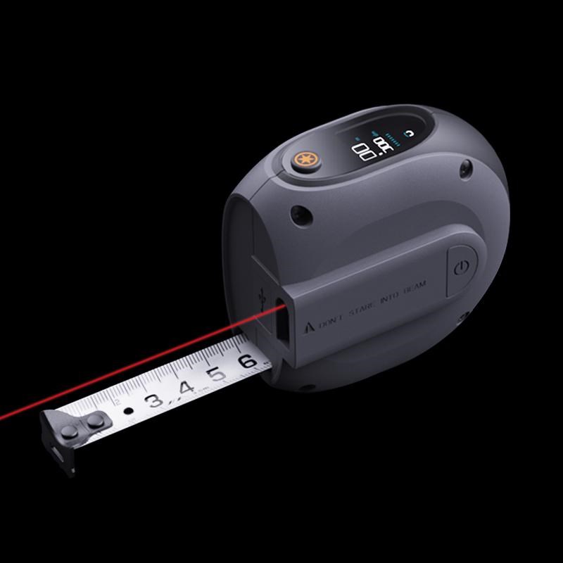 居测距仪高精迷你电子激光卷尺小型手持测Y量仪线带*