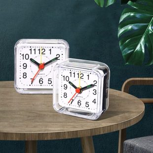 闹钟老人专用大字静音闹钟时钟摆台式学生专用起床神器迷你小闹钟