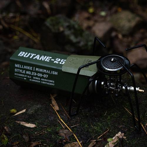 WELLHIKE户外卡式瓦斯气罐保护套250G气瓶铝盖罩战术军事风格露营