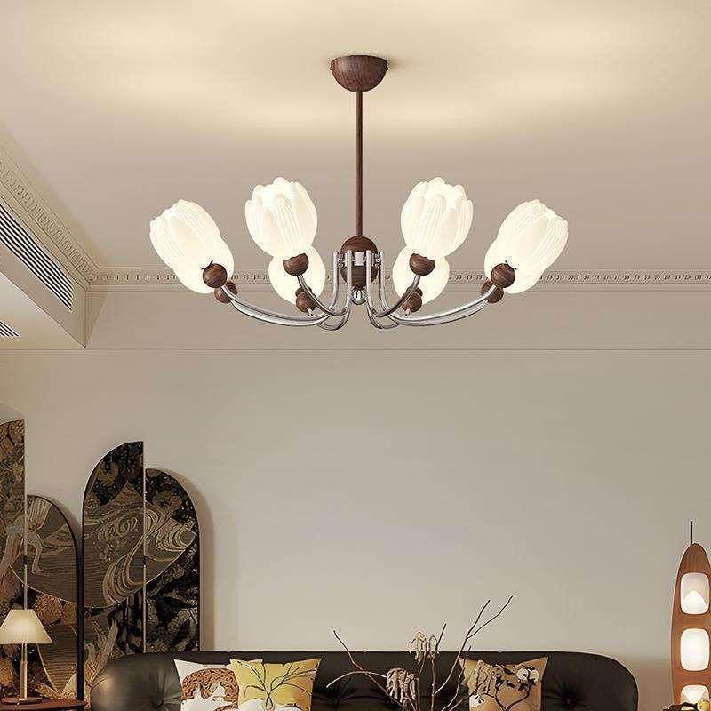 2924法式中古创意花瓣美式风复古厅高级感餐厅吊灯卧室眼复古护客,家装灯饰光源,智能吊灯,淘宝优惠券,粉丝福利购,淘宝优惠卷