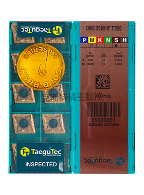 韩国特固克 Taegutec数控刀片 CNMG120404-MT TT5080 加工钛合金