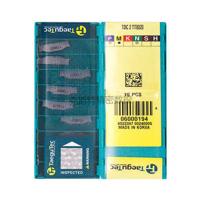 韩国特固克 Taegutec数控刀片 TDC2 TT8020 切槽刀片 不锈钢