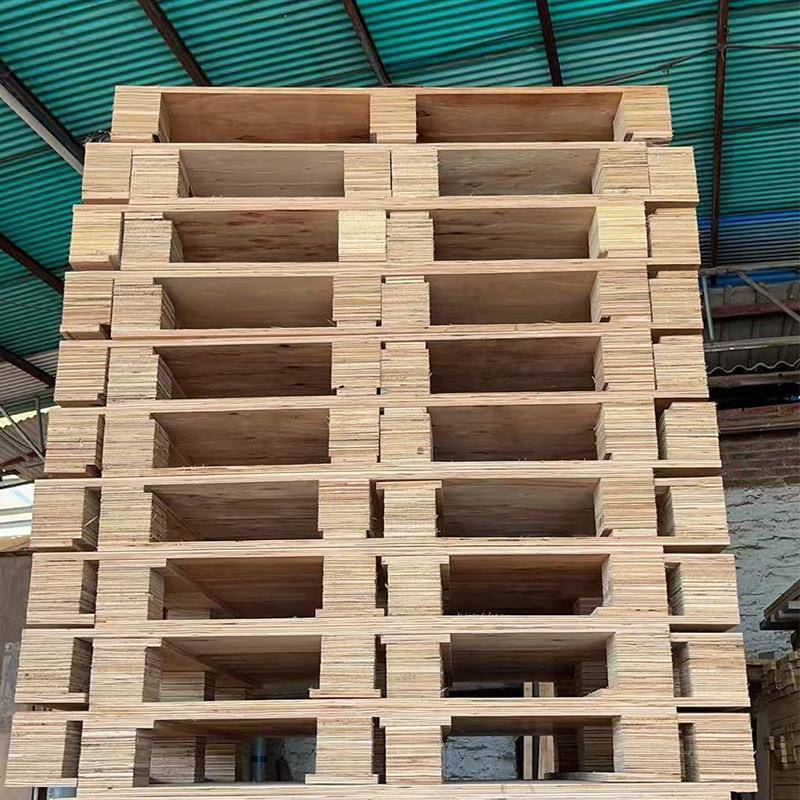 厂家免蒸胶合板工车业木托盘物流叉木质EGZ卡托盘板熏木栈板实木