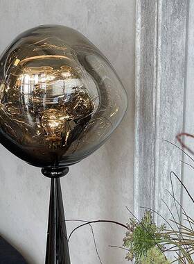 K后eio高级感熔岩410落地灯现轻奢客厅卧室书房j装饰创意氛围意代