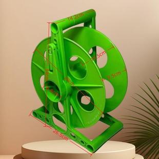 卷线器绳绕管盘绕卷线盘空盘330盘绕线手摇线便盘携电线收纳收线