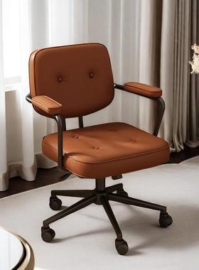 家用办公椅旋转背升降转椅54654适久坐靠椅卧室脑书桌舒椅书房电