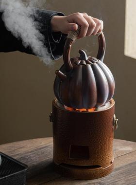 围炉茶煮茶炉家用室内全套烤炉壶泡茶茶炭煮茶炉罐罐茶煮茶96002