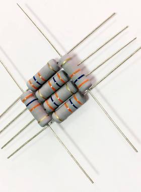 插SAVOL直33W金属氧化膜电阻直MOF6销K±KHN5％散装