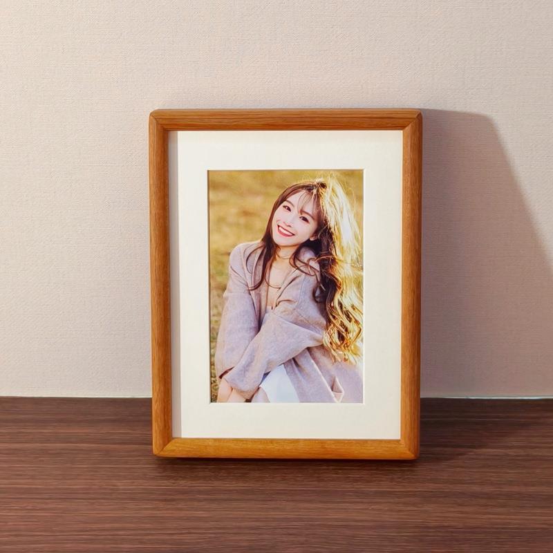EGN实卯木榫相摆台6寸7寸8寸A框4木黑质胡桃色照片墙高级感画框挂