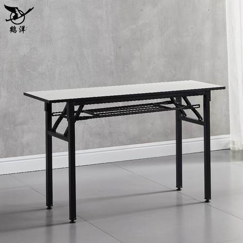 折叠培训层桌简脑HD127摆摊会议桌长条防水桌易多夹板户外学习电