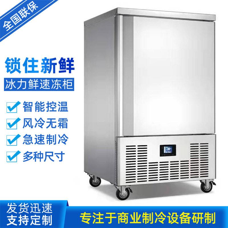 3/5/10/15盘海鲜冰淇淋包子饺子低温风冷速冻柜-40℃急冻柜
