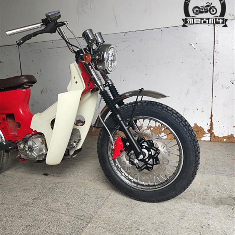 适用幼兽C50/C70加长后平叉 CUB110嘉陵CoCo机车方管加宽后轮叉