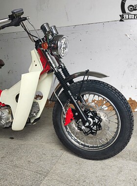 适用幼兽C50/C70加长后平叉 CUB110嘉陵CoCo机车方管加宽后轮叉