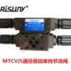 02B进出节流MSW 02A 02X 02W RISUNY朝田6通径叠加单向节流阀MTCV