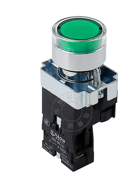 高品质 XB2-BW3361C BW33B1C BW33M1C 绿色带灯按钮开关 24V 220V