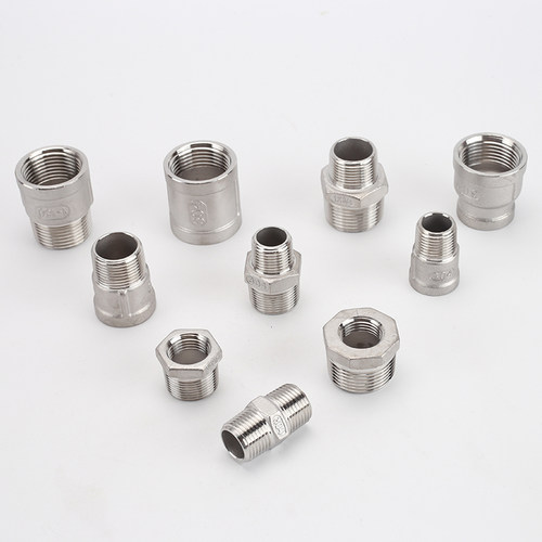 4分6分1寸双外丝直接304不锈钢大小头内外丝管古补芯水管接头配件