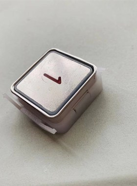 蒂森电梯配件 方形不锈钢字片按钮外呼按键A4N58315 KAS791