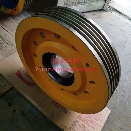 电梯曳引轮400/450/455*5*10/CETM3主机GETM12P60适用西子奥的斯