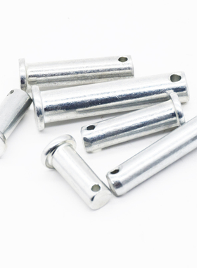 GB882镀锌销轴T型定位销平头带孔销钉销子M45M6M8M10M12M14M16M30