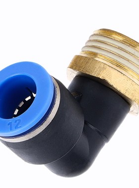 气动气管快速快插接头螺纹弯头PL4PL6PL8PL10PL12-M5 01 02 03 04