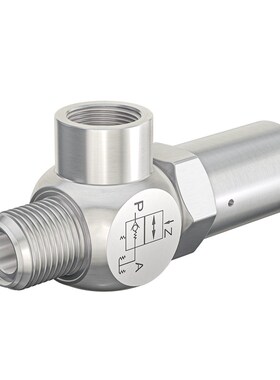 气动PCV08诱导止回阀PCV10F气控单向阀PCV06/15气缸保压逆止阀PC8