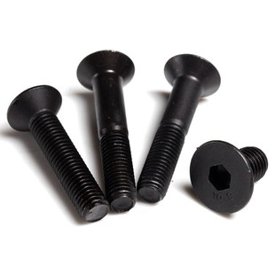 10.9级高强度沉头内六角螺栓平头304不锈钢螺丝钉2M3M4M5M6M8 M16