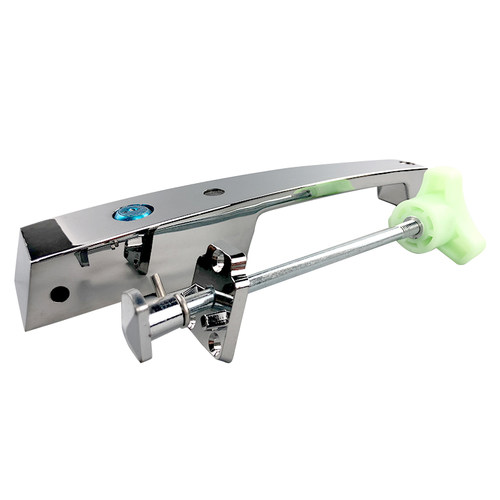 冷库自动回归门锁1210不锈钢全埋门把手冷库锁锌合金烘箱门配件