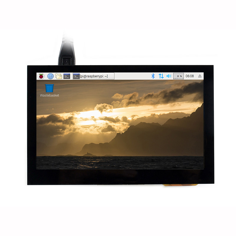 树莓派4B/Zero WH 4.3寸HDMI高清显示屏 电容触摸屏 IPS屏 带喇叭