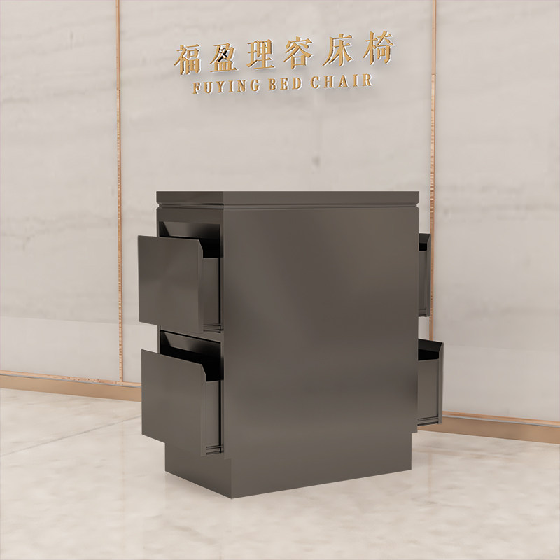 理发店工具柜发型师抽屉式美发产品落地柜子发廊专用不锈钢储物柜