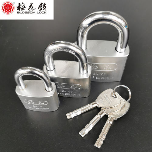 梅花腰圆叶片挂锁LS2940/LS2950/LS2960防盗防水40/50/60mm铁挂锁