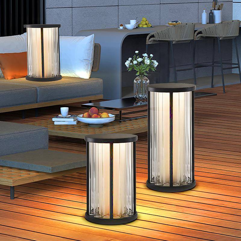 太阳能户外落地灯别墅花园庭院灯露台灯室外防水草坪灯凉亭吊灯